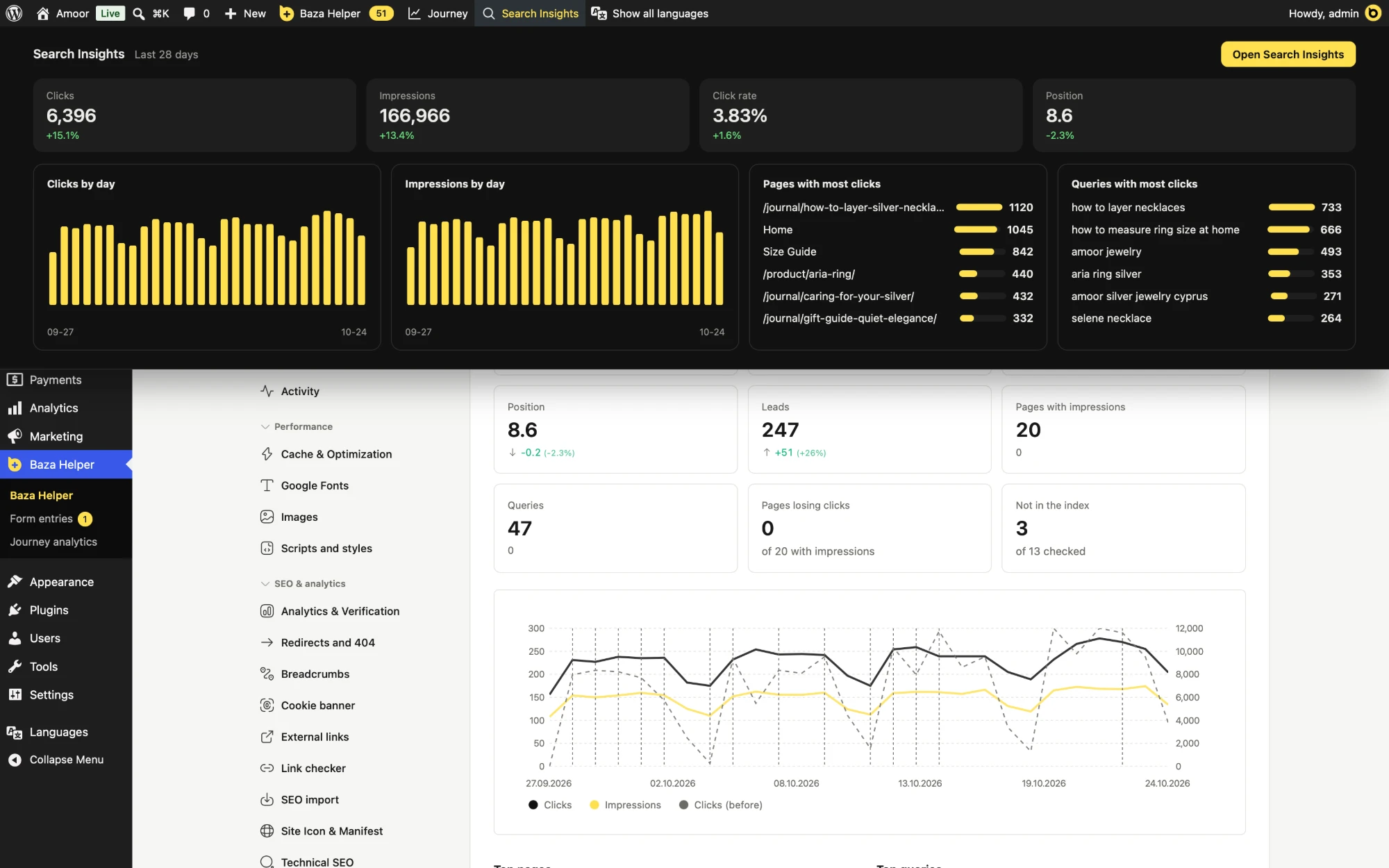 Search numbers one hover away