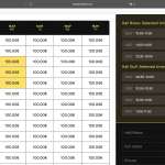 Booking plugin checkout cart displaying selected services and pricing breakdown