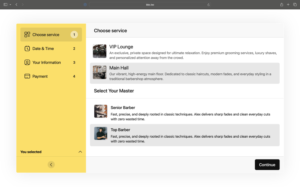 Baza Booking Calendar Amelio Booking Theme